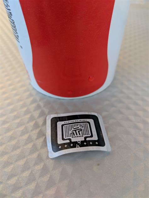 This .95 Coke cup has an RFID chip sticker to prevent you